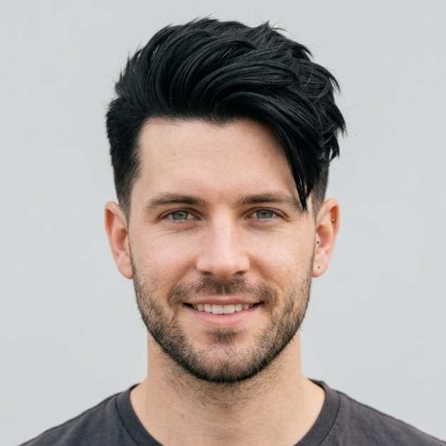Side-Swept Textured Crop