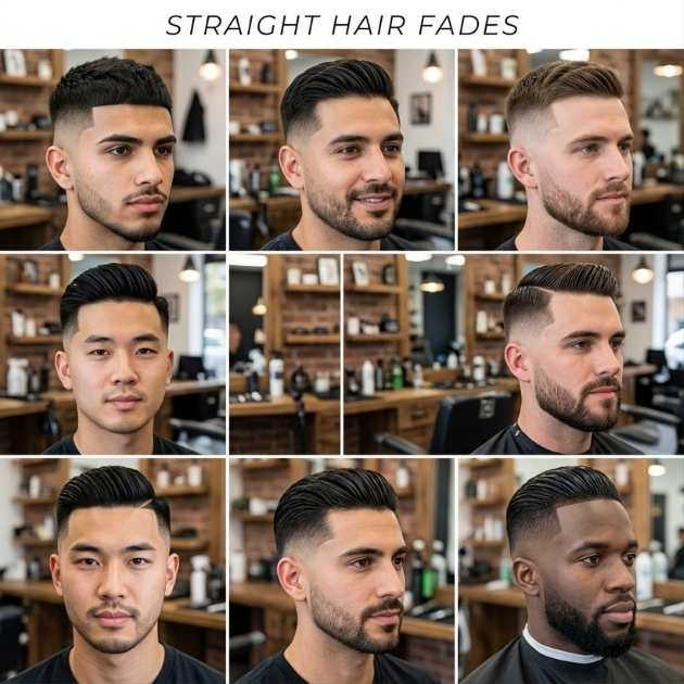 Straight Hair Fades