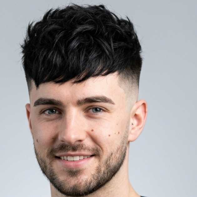  Textured Crop with Skin Fade