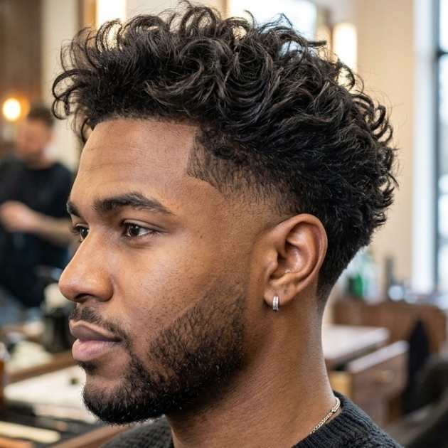 Textured Drop Low Taper Fade